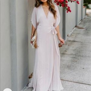 Vici Flowy Pink Maxi Dress SEND OFFERS!